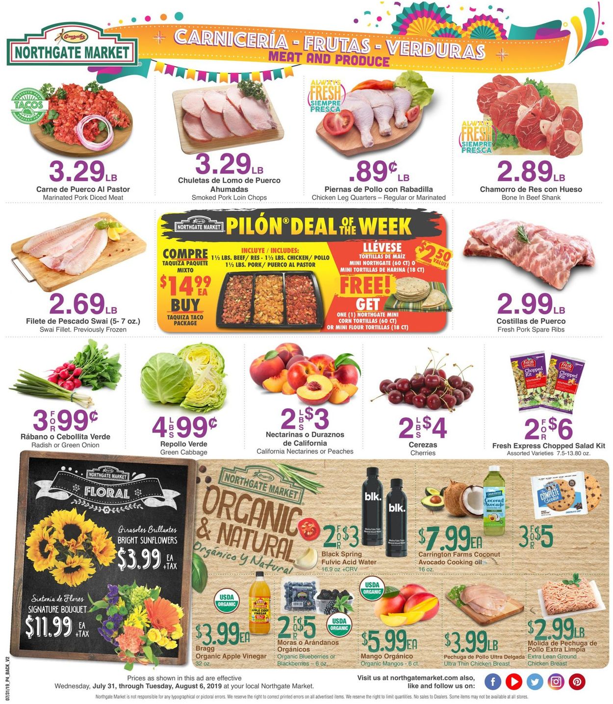 Catalogue Northgate Market from 07/31/2019