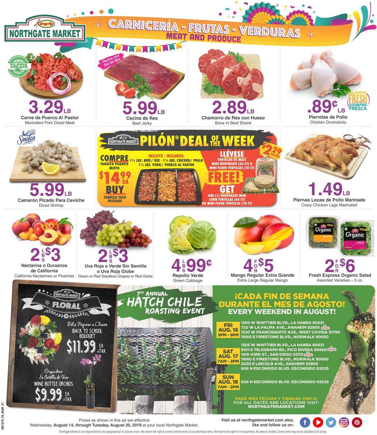 Catalogue Northgate Market from 08/14/2019