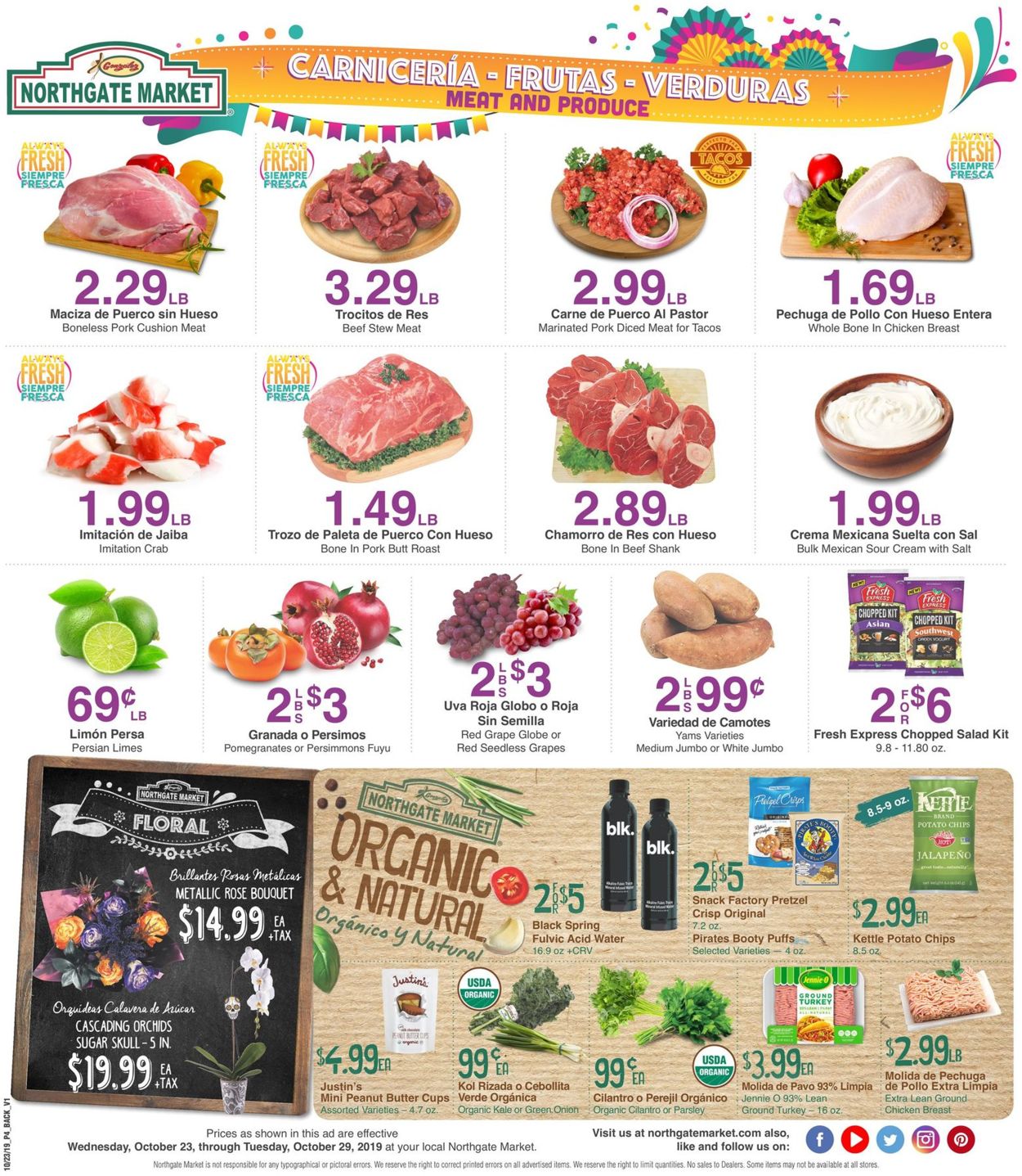 Catalogue Northgate Market from 10/23/2019