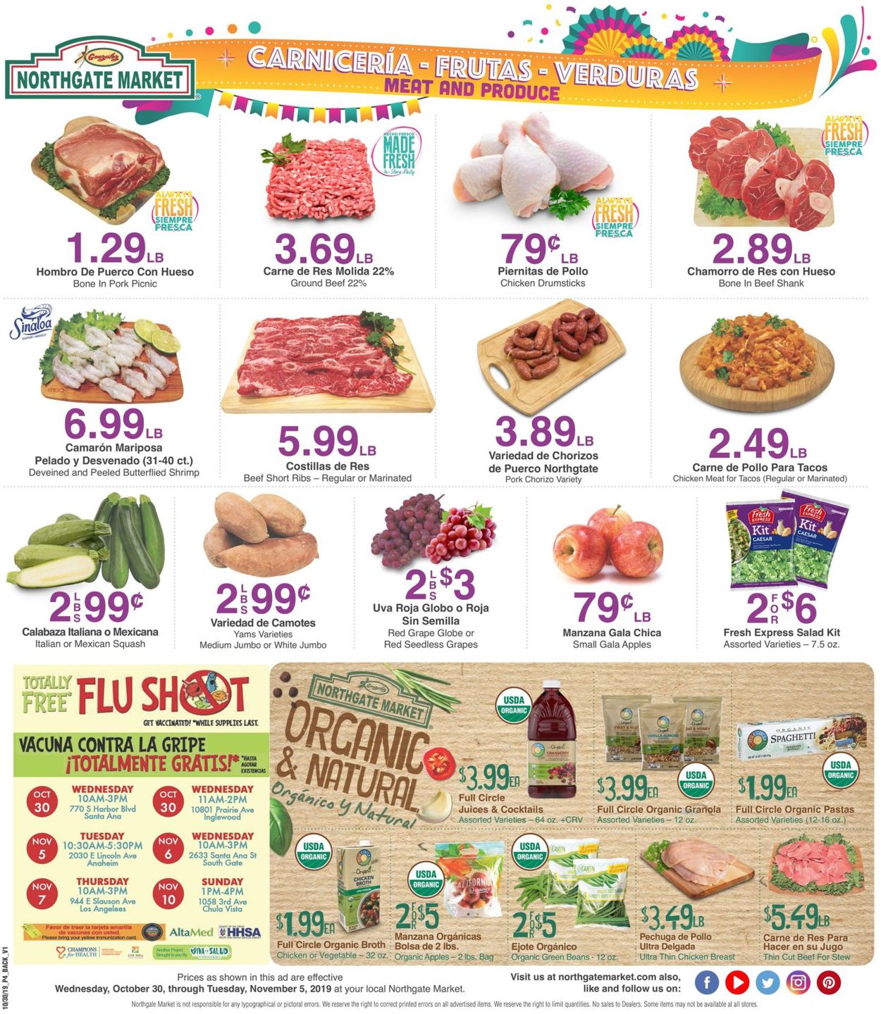 Catalogue Northgate Market from 10/30/2019