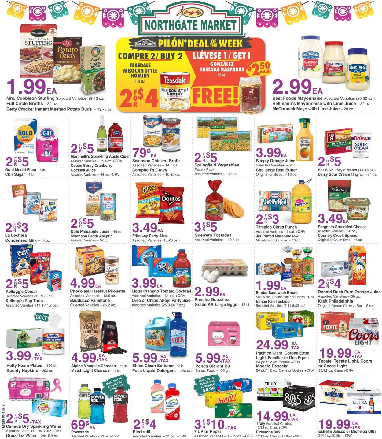 Catalogue Northgate Market - Thanksgiving Ad 2019 from 11/20/2019