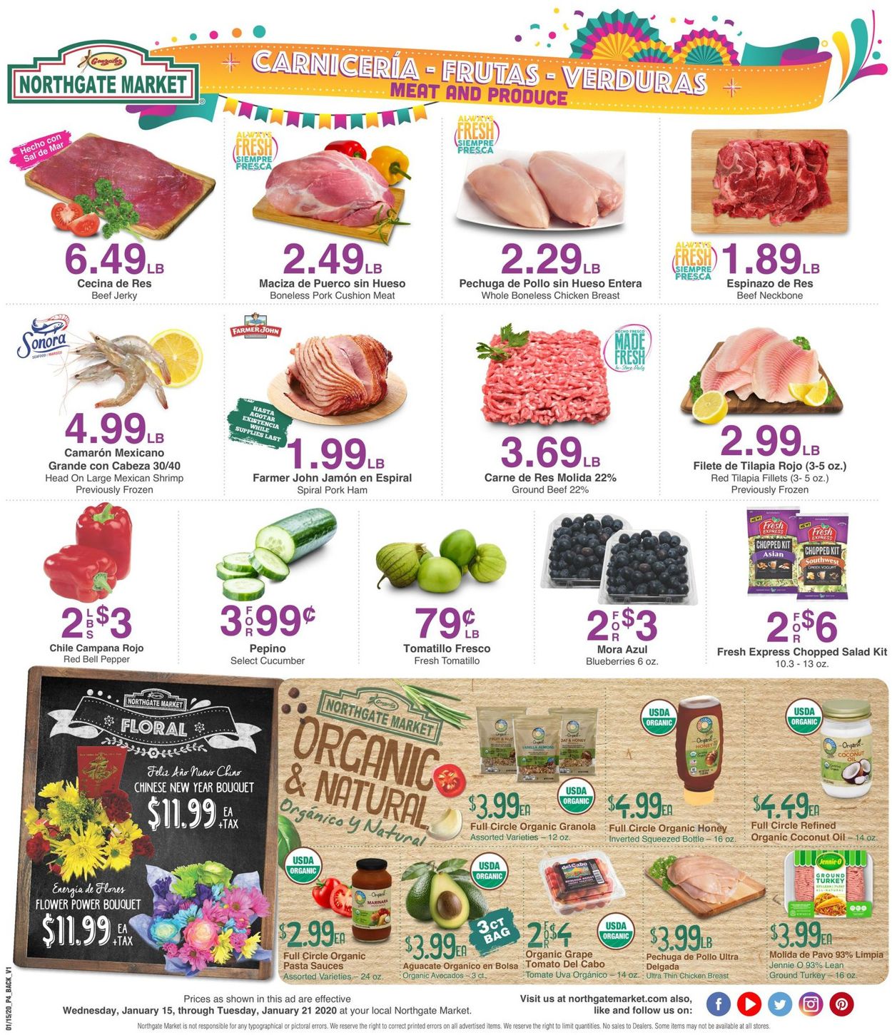 Catalogue Northgate Market from 01/15/2020