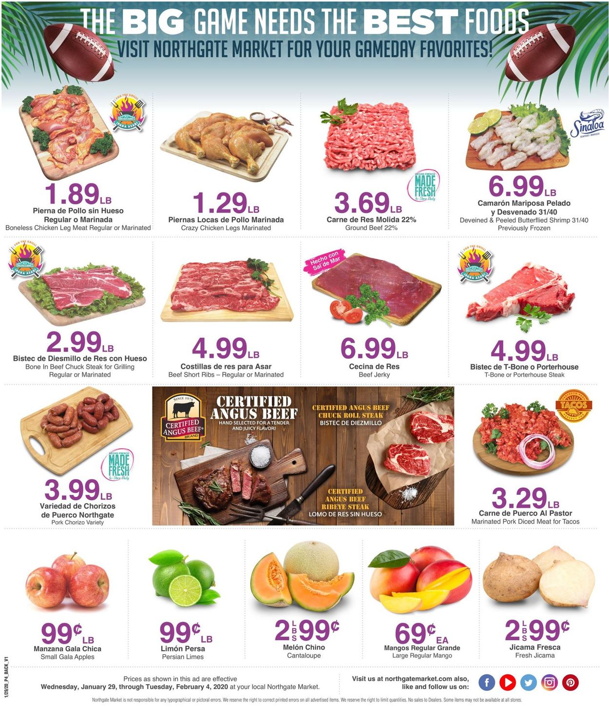 Catalogue Northgate Market from 01/29/2020