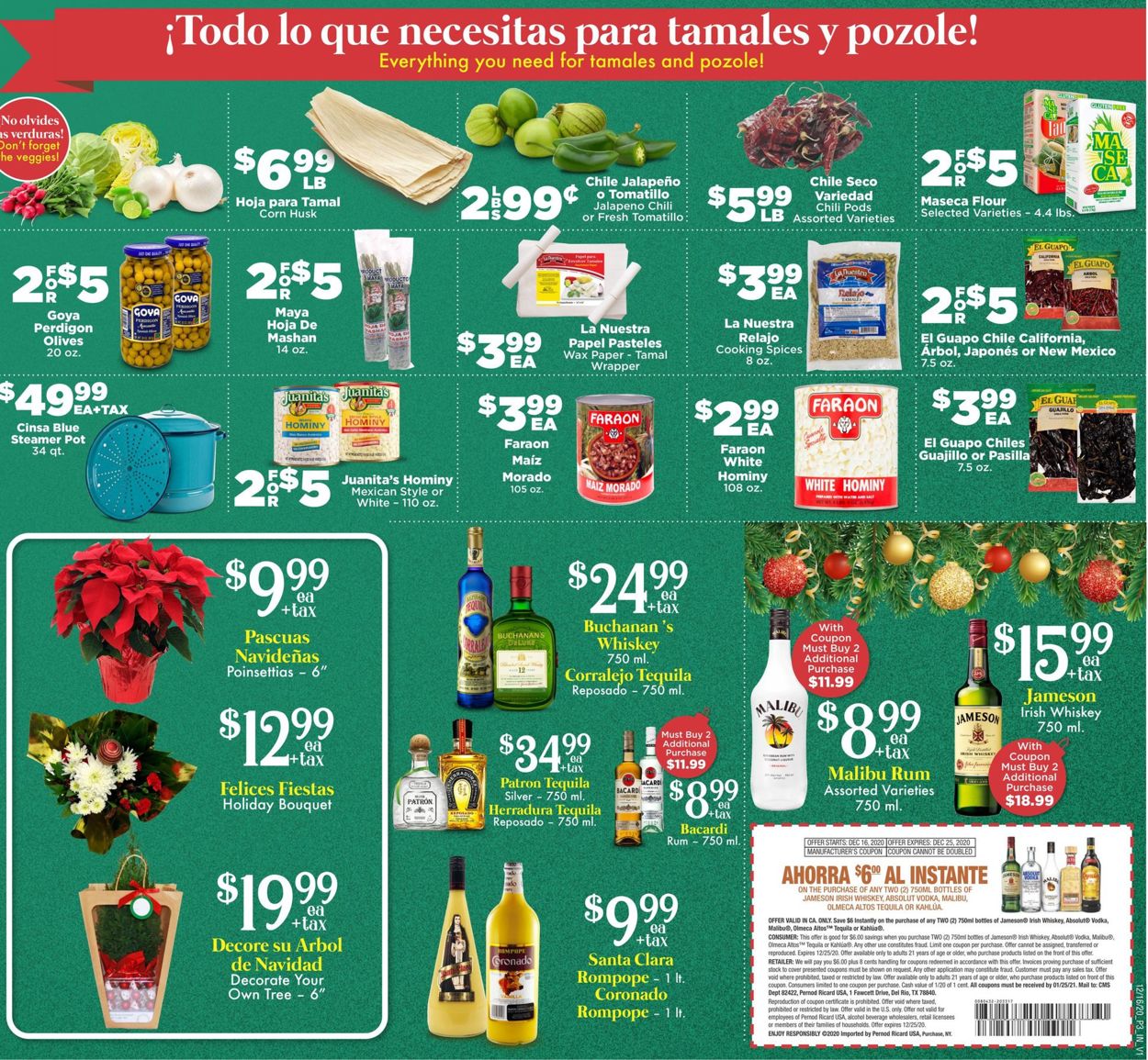 Catalogue Northgate Market Christmas/Navidad 2020 from 12/16/2020