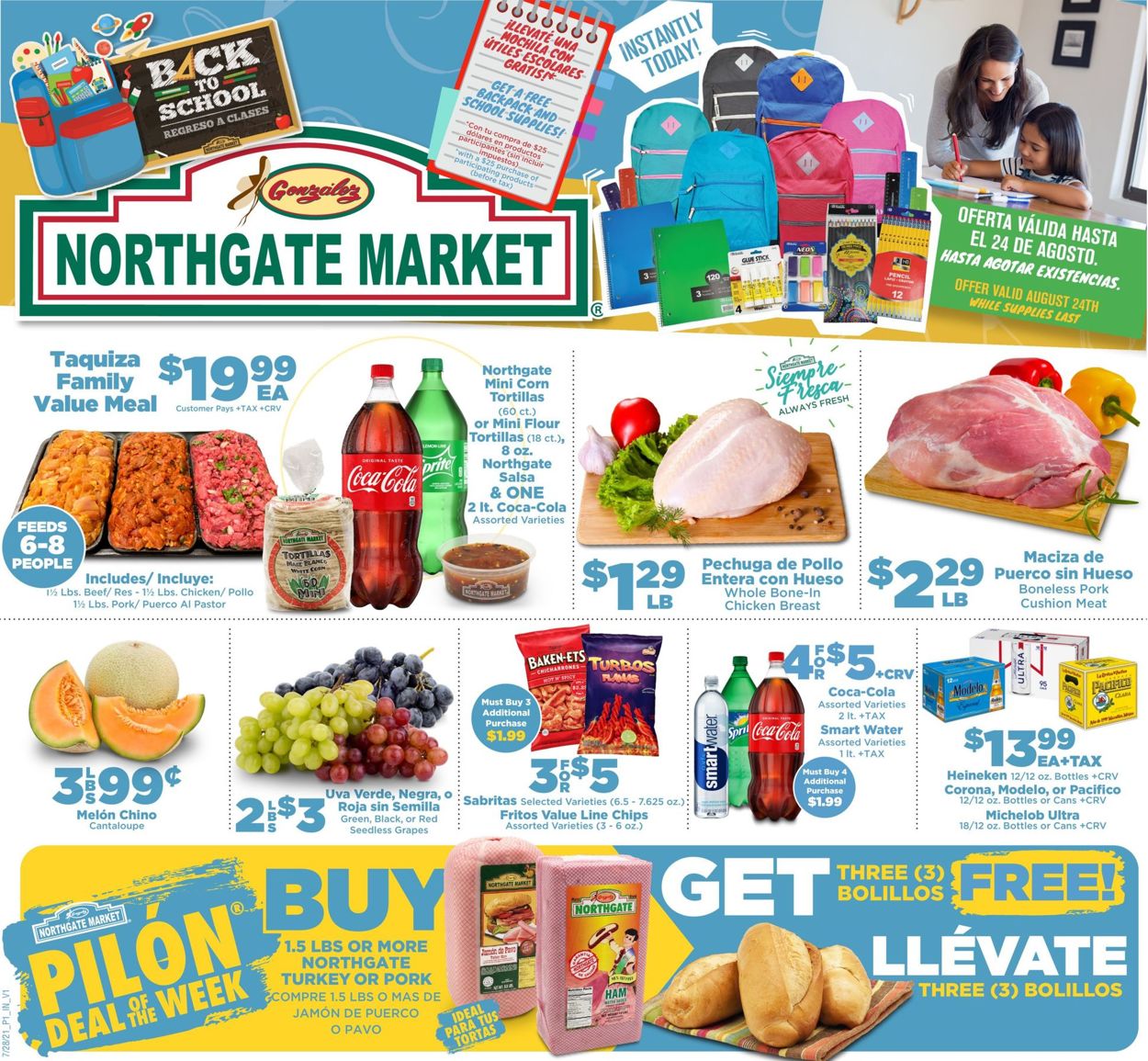 Catalogue Northgate Market from 07/28/2021