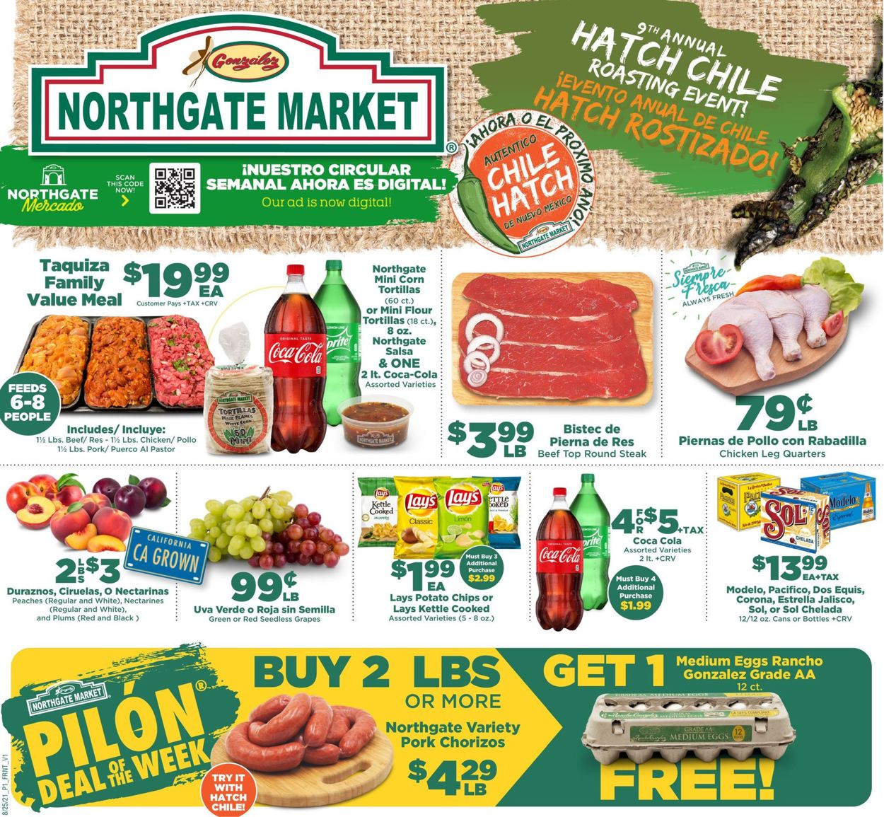 Catalogue Northgate Market from 08/25/2021