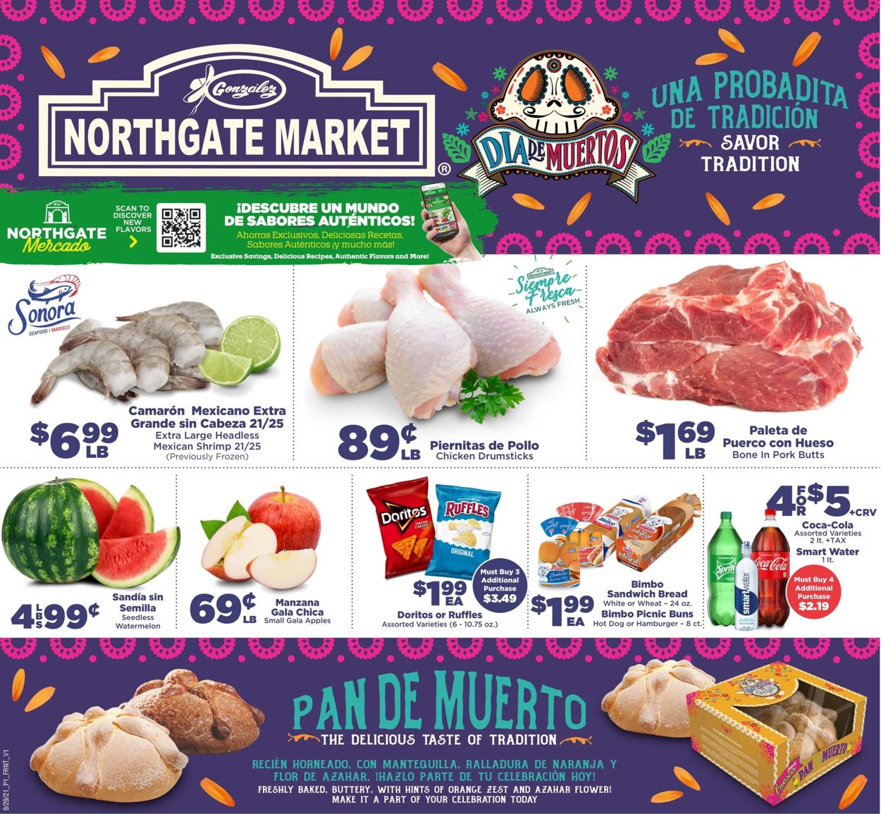 Catalogue Northgate Market Dia de Muertos 2021 from 09/29/2021