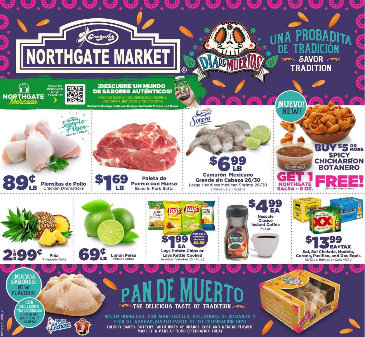 Catalogue Northgate Market Dia De Muertos 2021 from 10/20/2021