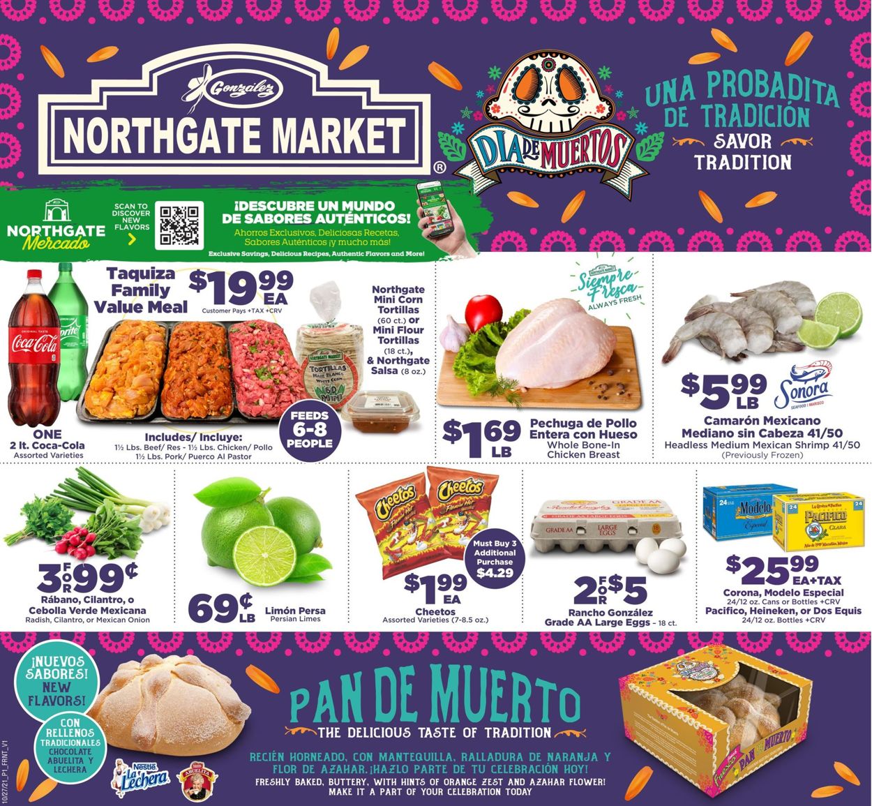 Catalogue Northgate Market Dia De Muertos 2021 from 10/27/2021
