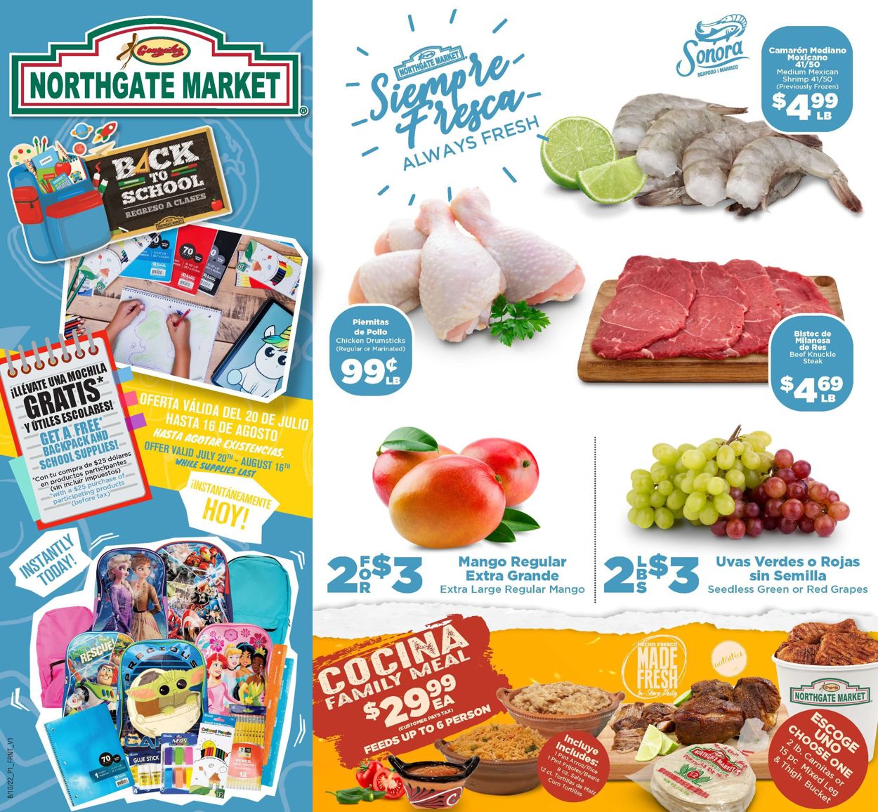 Catalogue Northgate Market from 08/10/2022