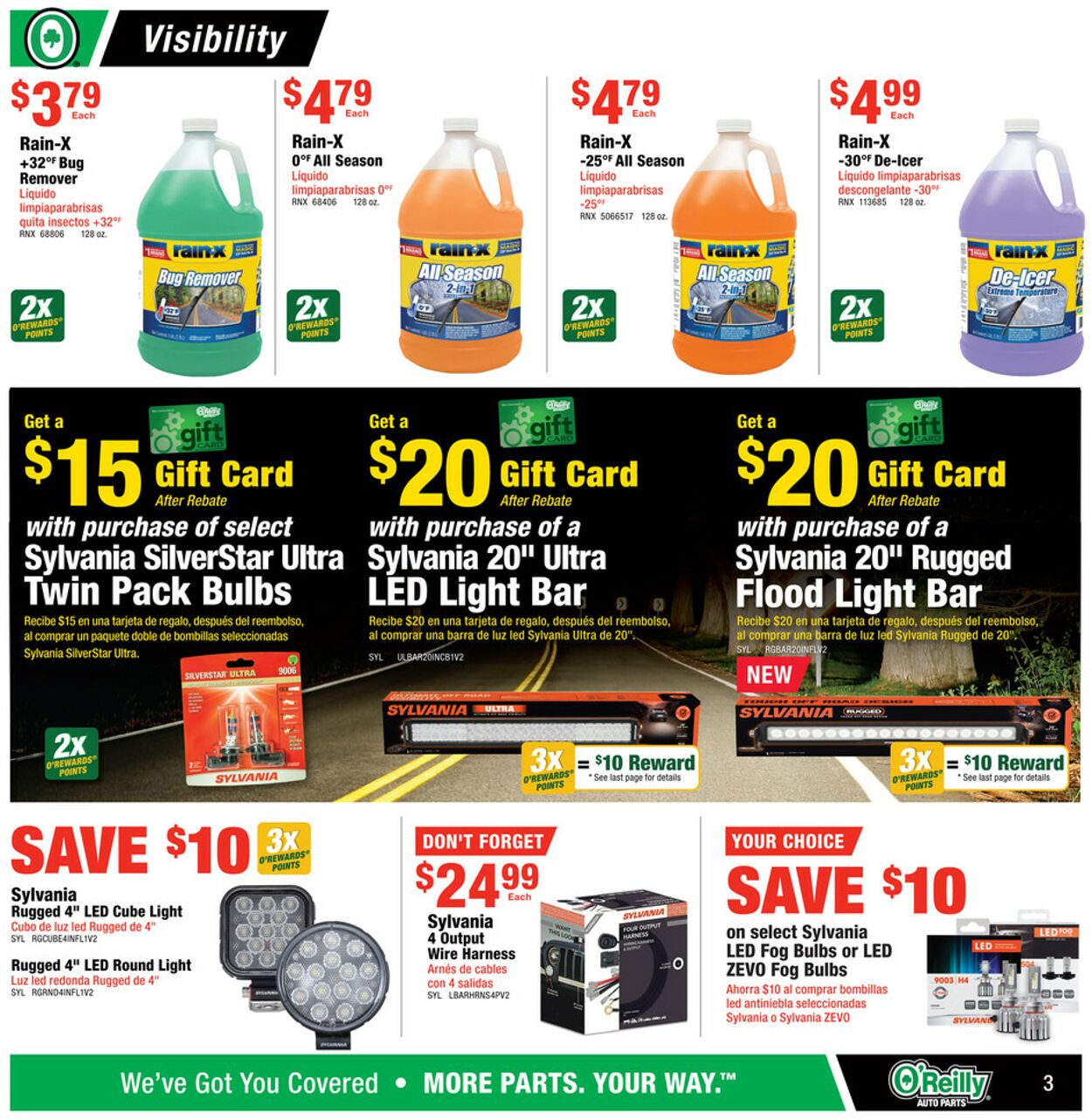 Catalogue O'Reilly Auto Parts from 10/30/2024