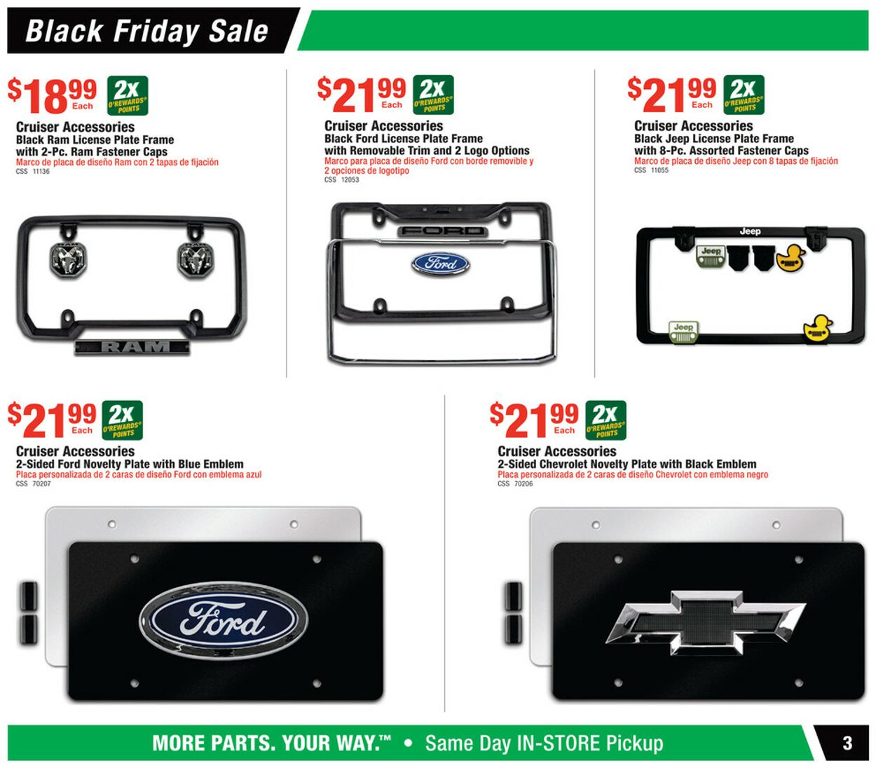 Catalogue O'Reilly Auto Parts from 11/27/2024