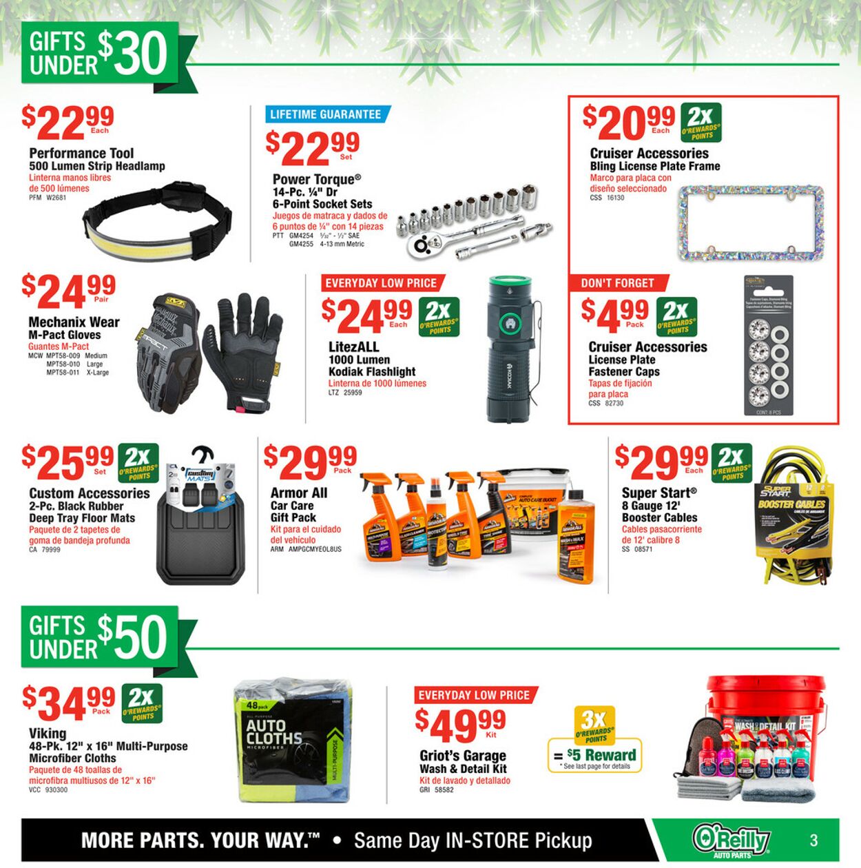 Catalogue O'Reilly Auto Parts from 11/27/2024