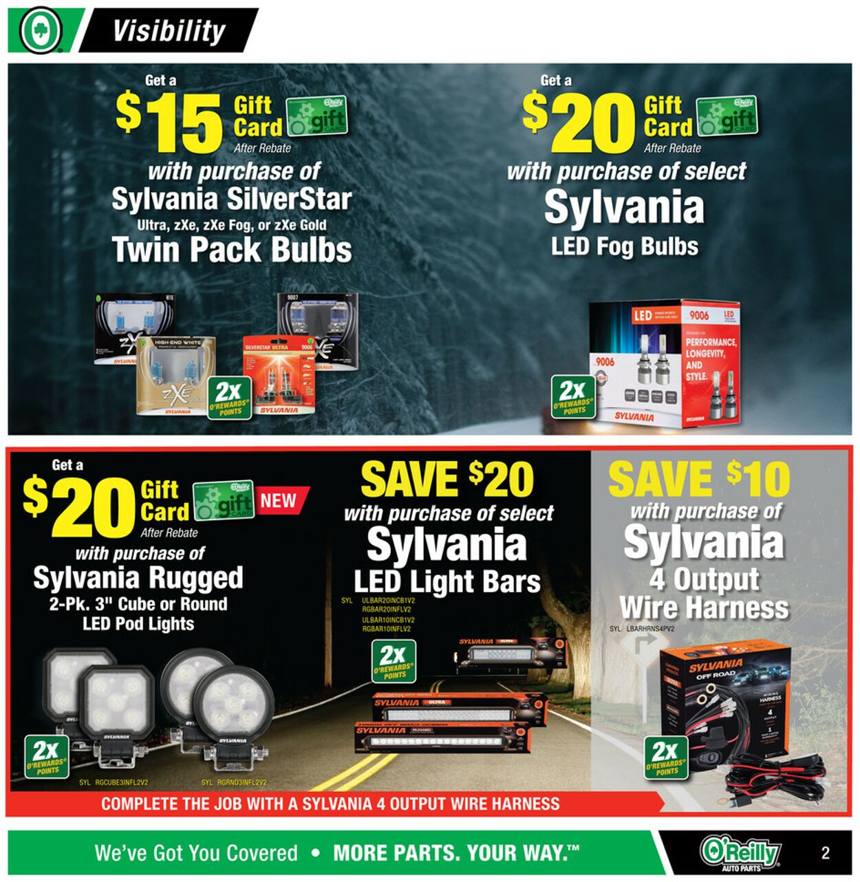 Catalogue O'Reilly Auto Parts from 12/25/2024