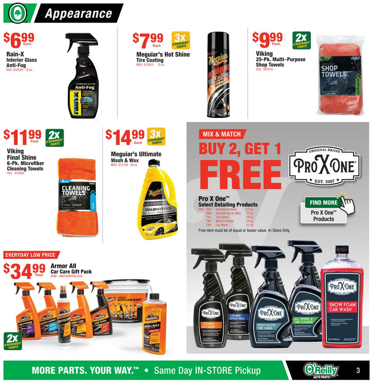 Catalogue O'Reilly Auto Parts from 12/25/2024