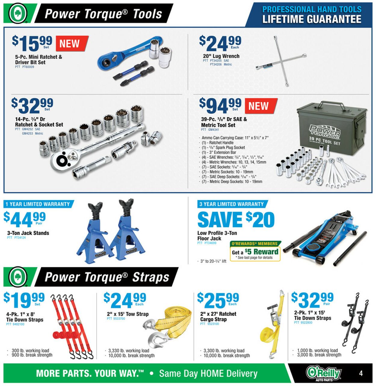 Catalogue O'Reilly Auto Parts from 12/25/2024