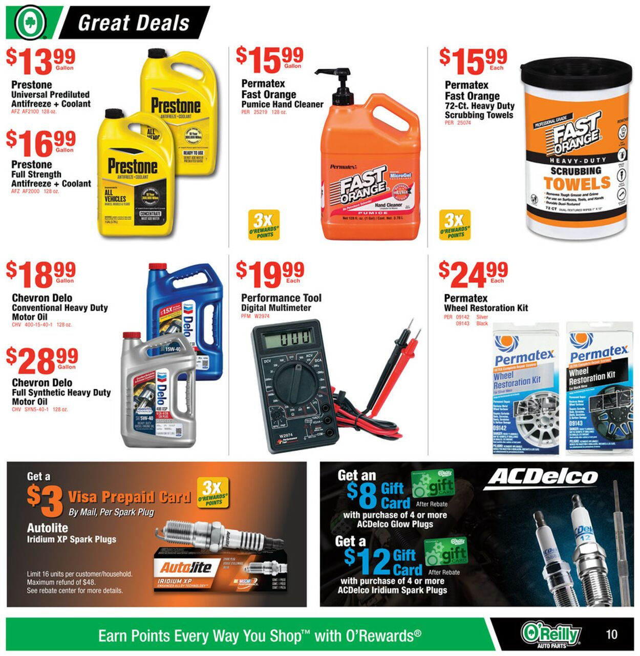 Catalogue O'Reilly Auto Parts from 12/25/2024