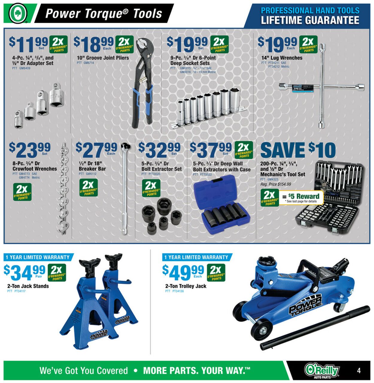 Catalogue O'Reilly Auto Parts from 01/29/2025