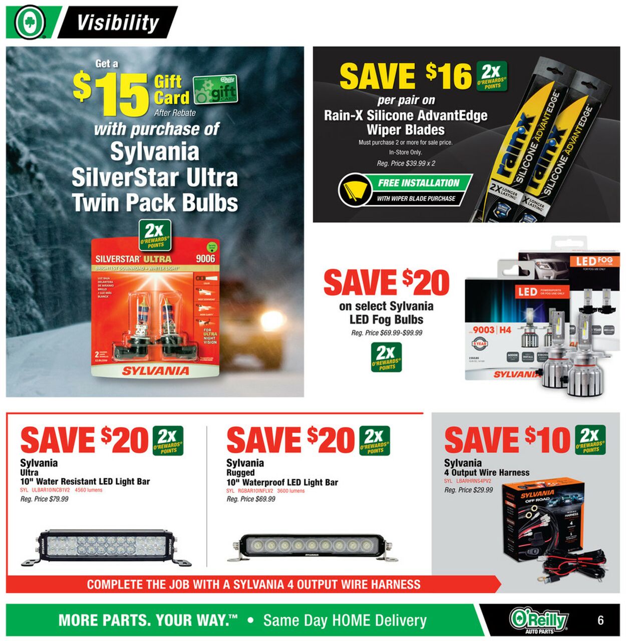 Catalogue O'Reilly Auto Parts from 01/29/2025