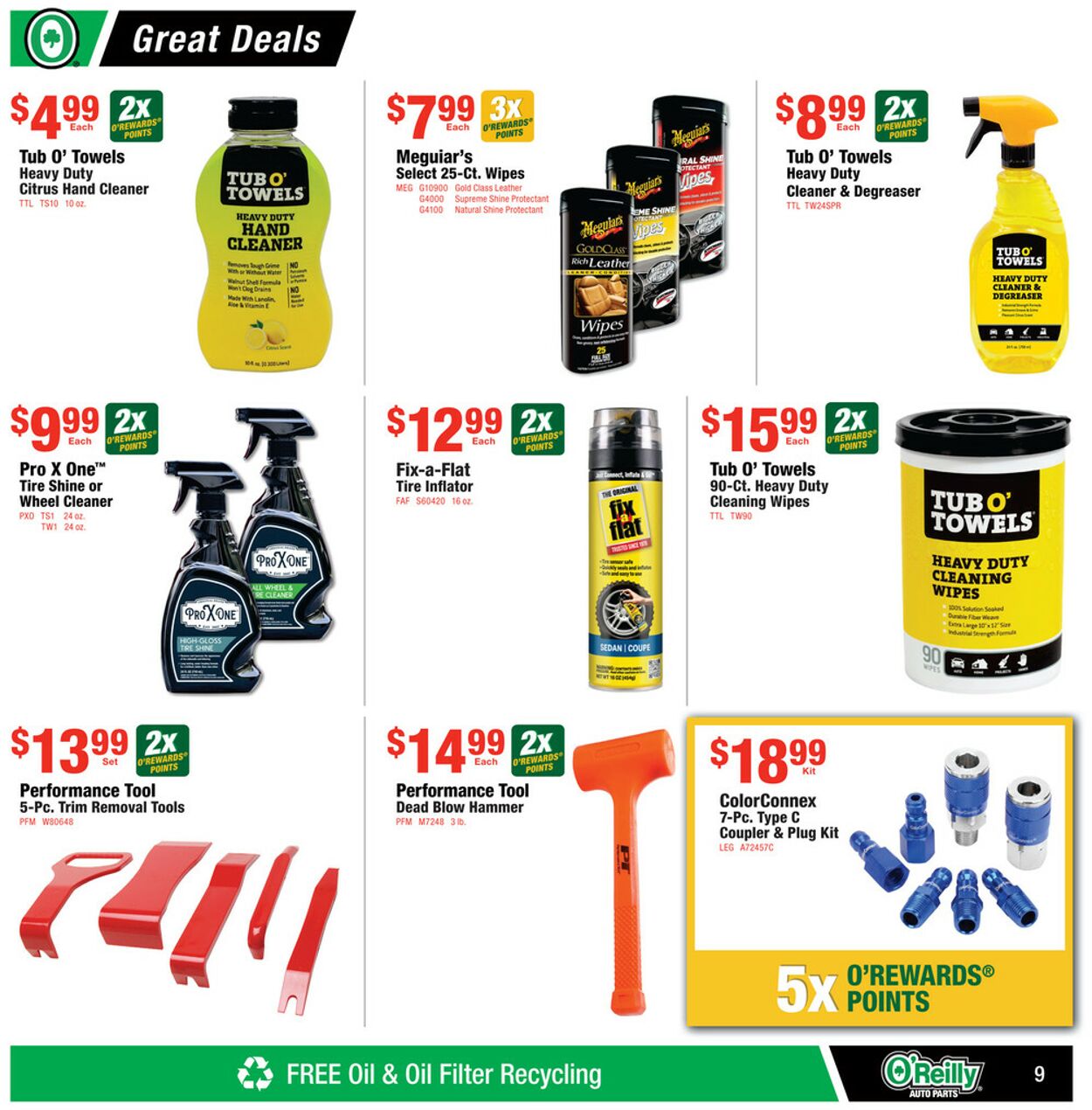 Catalogue O'Reilly Auto Parts from 01/29/2025