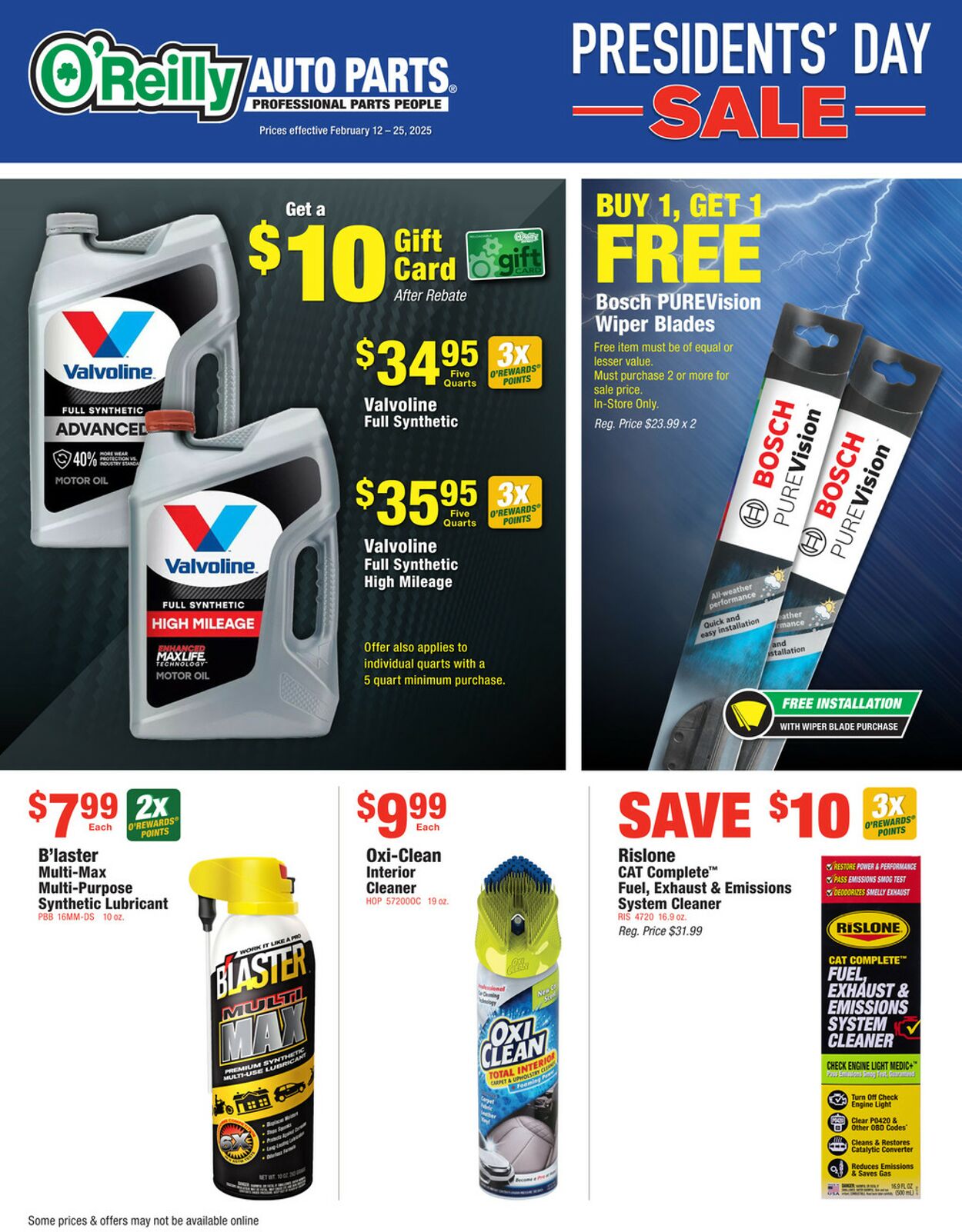 Catalogue O'Reilly Auto Parts from 02/12/2025