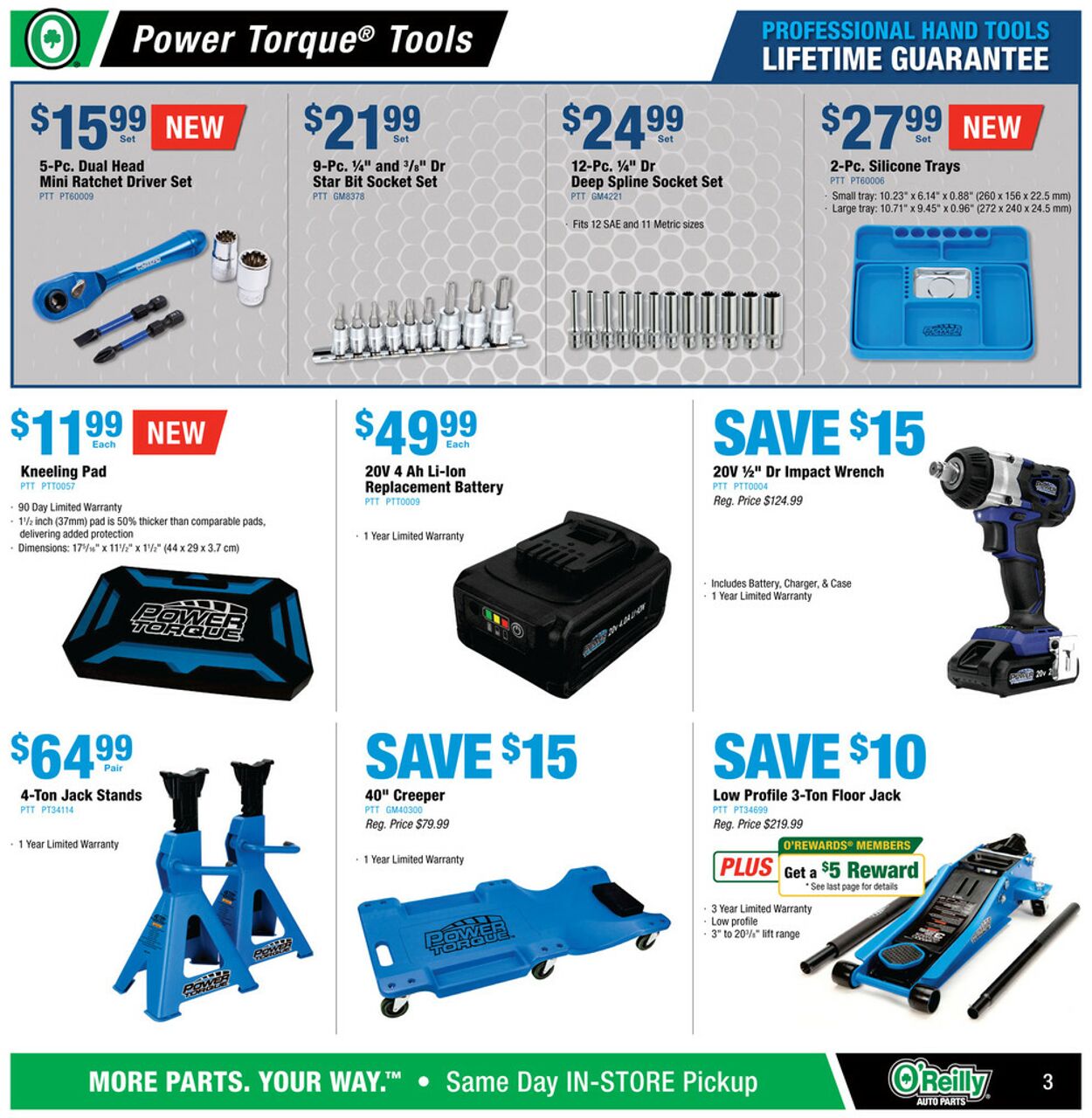 Catalogue O'Reilly Auto Parts from 02/26/2025