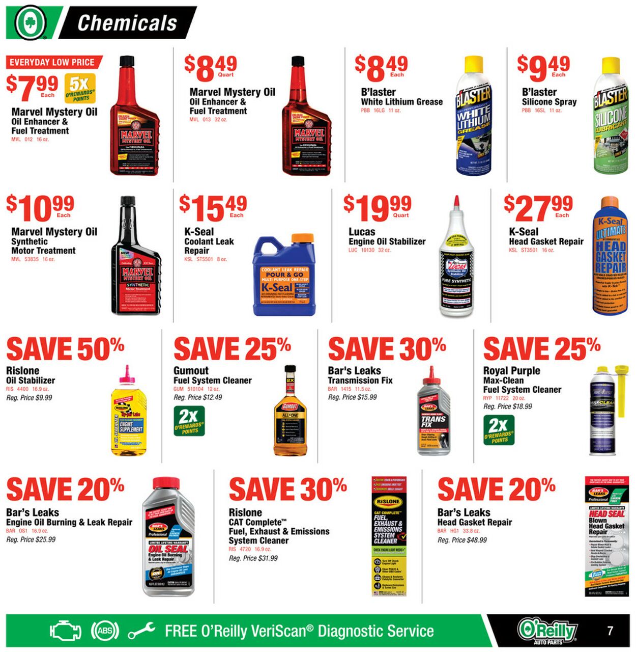 Catalogue O'Reilly Auto Parts from 02/26/2025