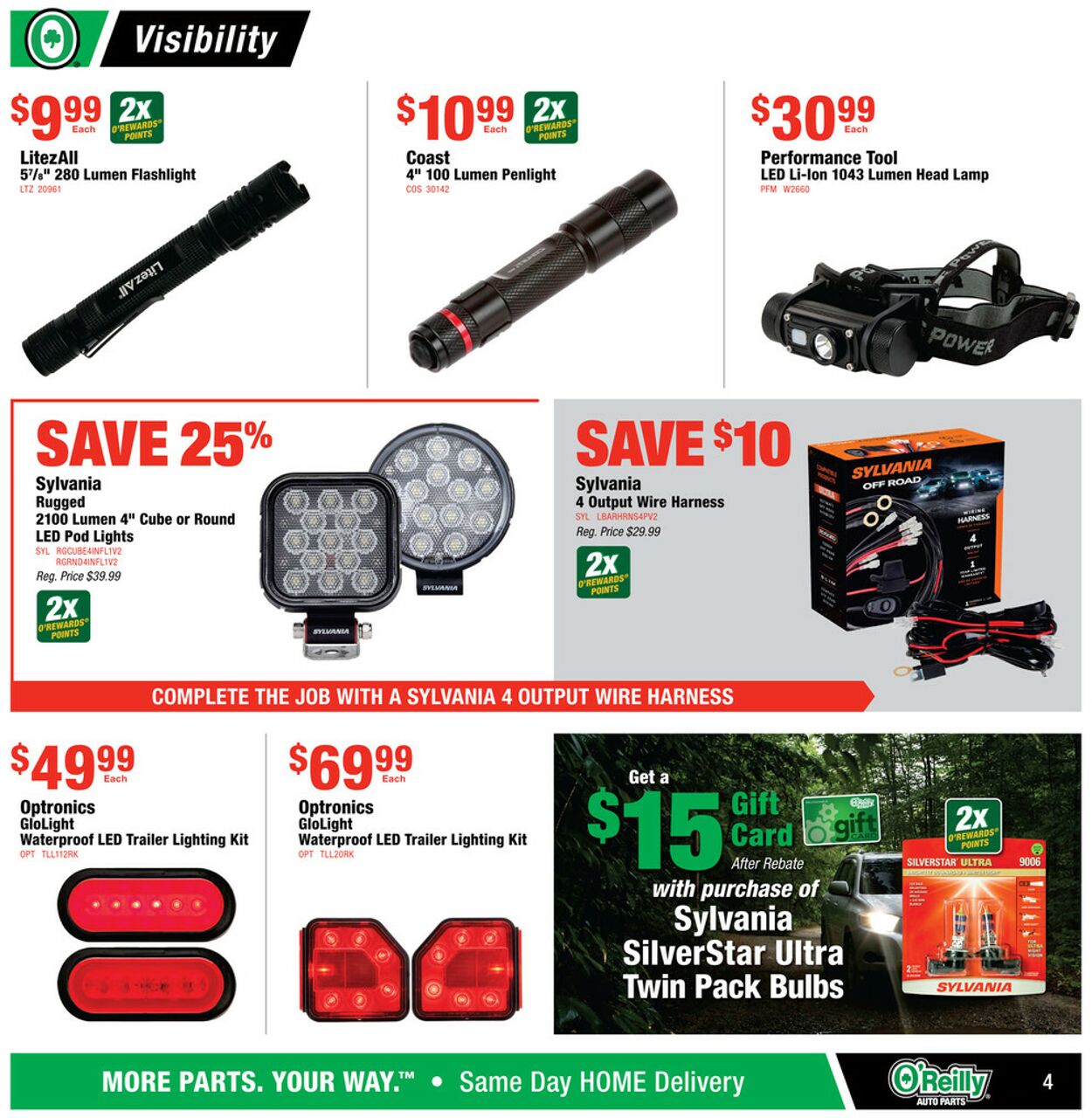 Catalogue O'Reilly Auto Parts from 02/26/2025