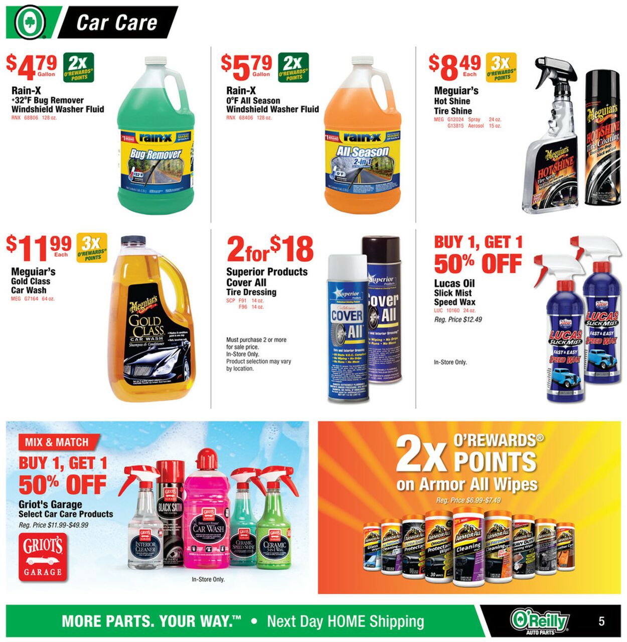 Catalogue O'Reilly Auto Parts from 02/26/2025