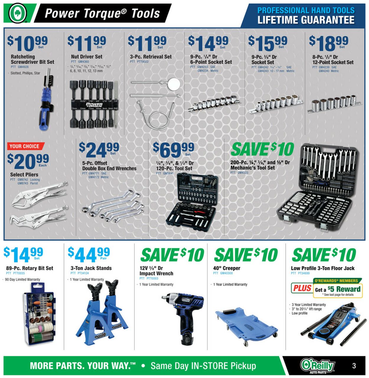 Catalogue O'Reilly Auto Parts from 05/28/2025