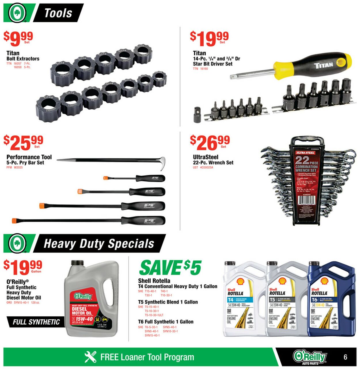 Catalogue O'Reilly Auto Parts from 05/28/2025