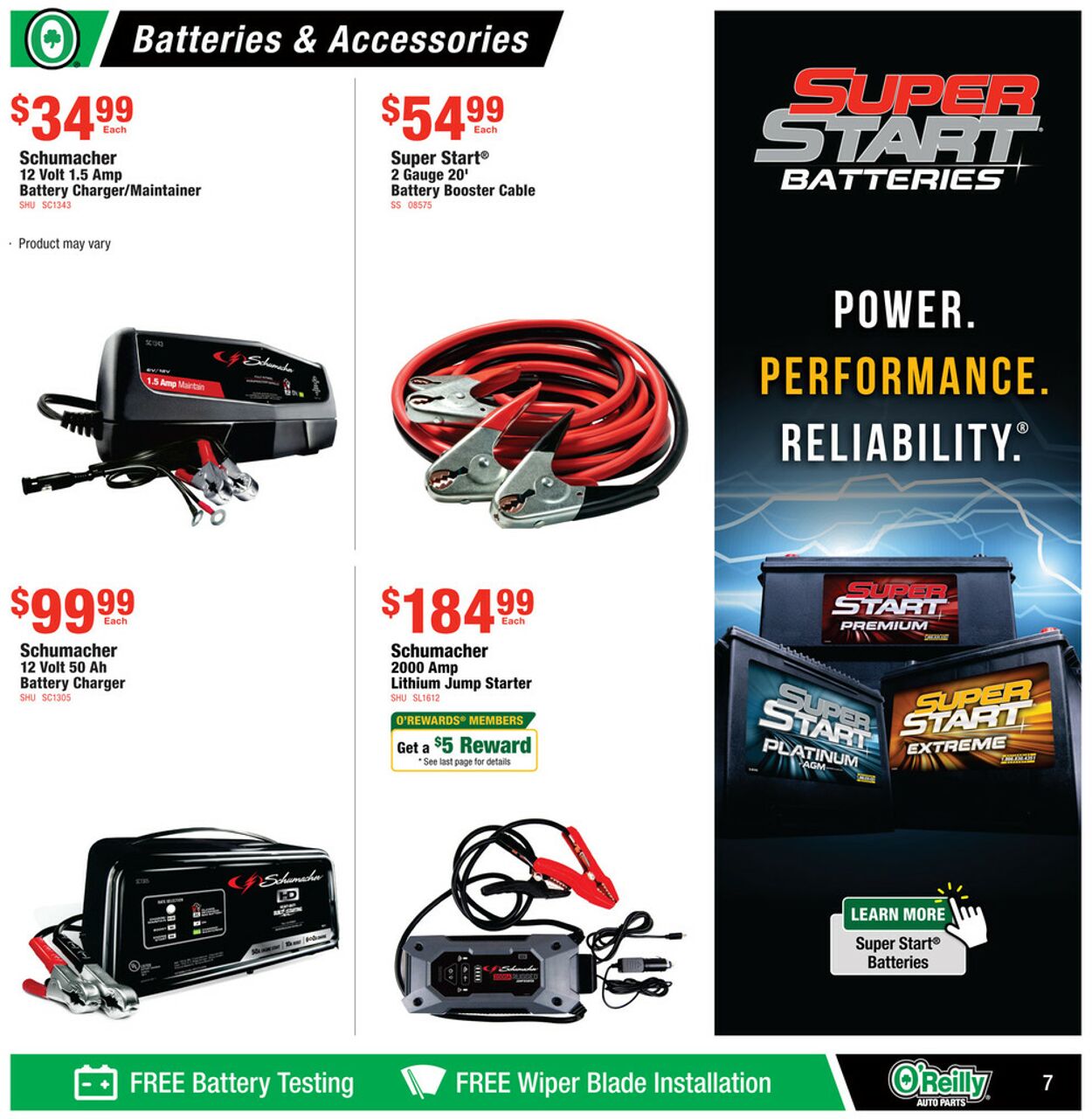 Catalogue O'Reilly Auto Parts from 05/28/2025