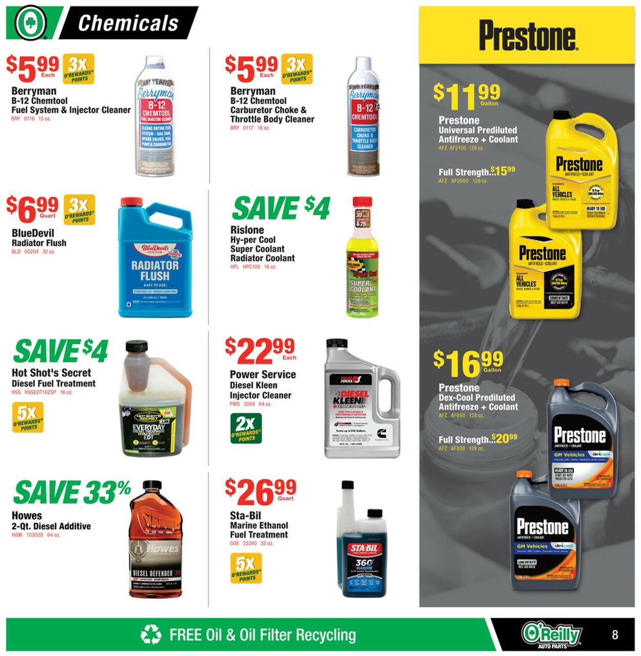 Catalogue O'Reilly Auto Parts from 05/28/2025