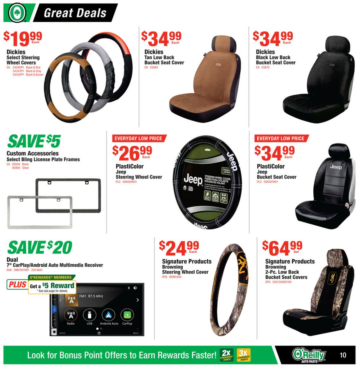 Catalogue O'Reilly Auto Parts from 05/28/2025