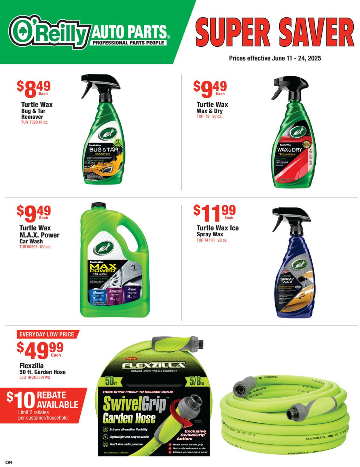 Catalogue O'Reilly Auto Parts from 06/11/2025