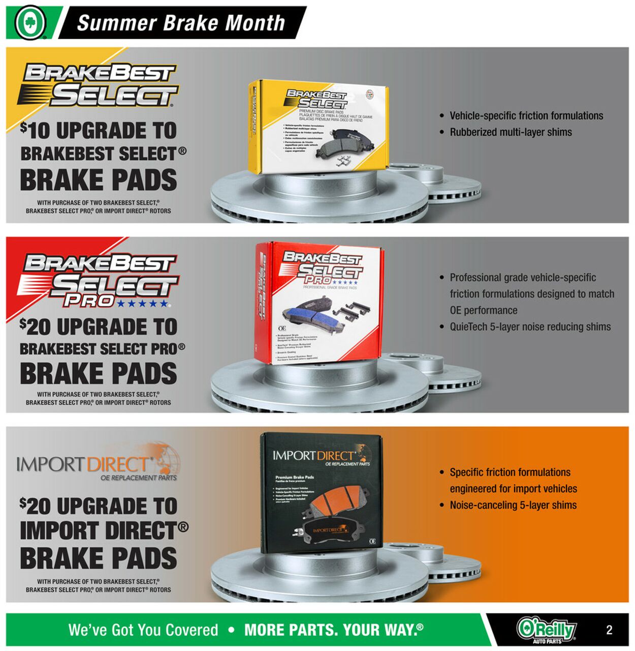 Catalogue O'Reilly Auto Parts from 06/25/2025