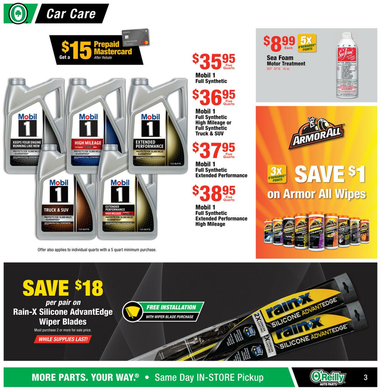 Catalogue O'Reilly Auto Parts from 06/25/2025