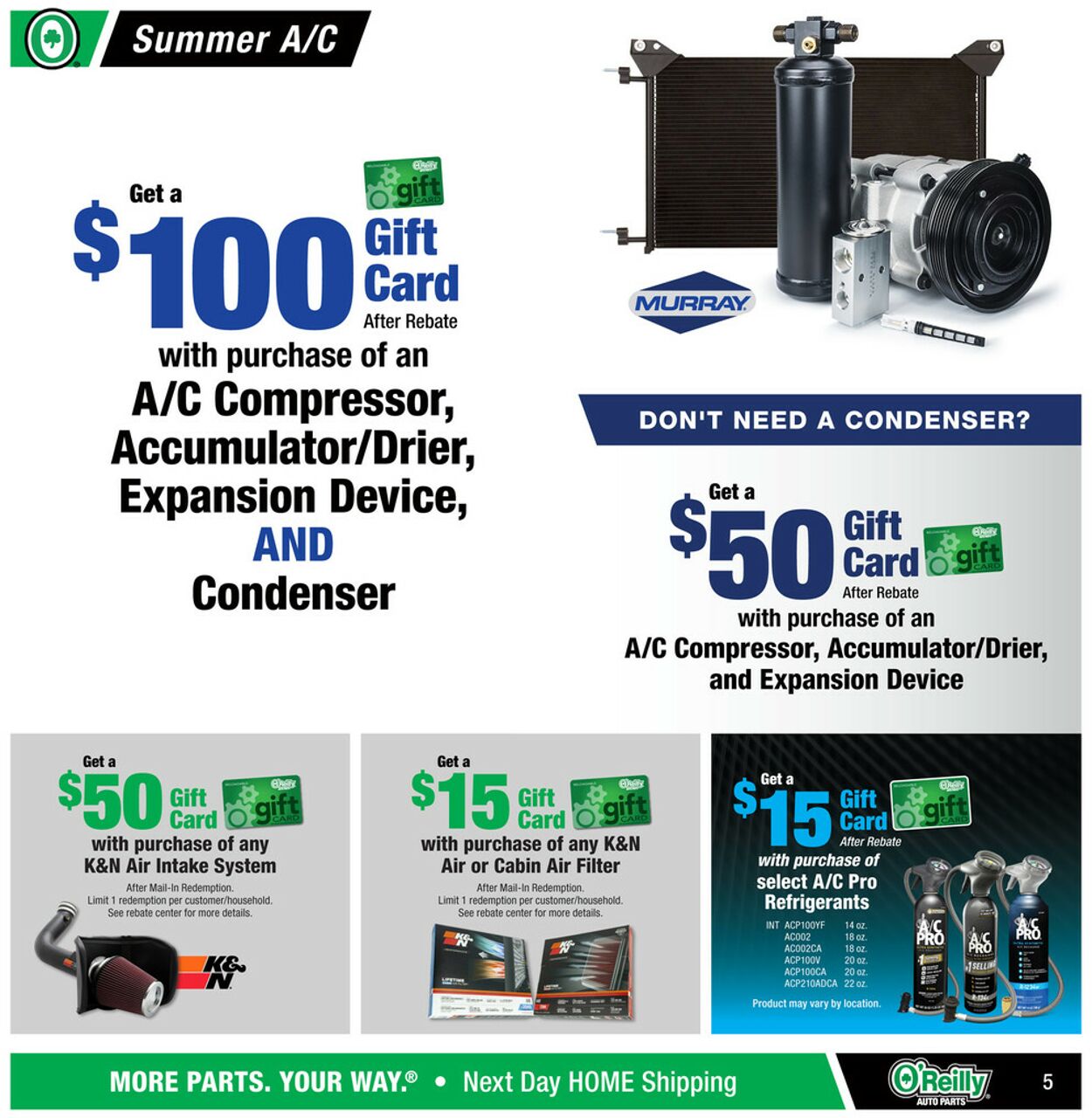 Catalogue O'Reilly Auto Parts from 06/25/2025