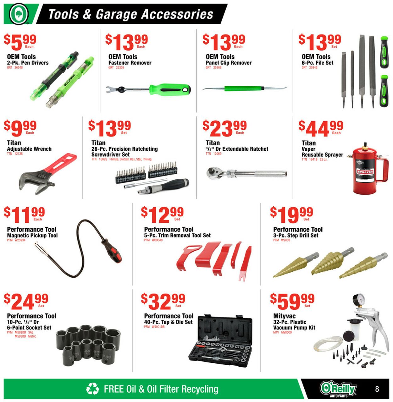 Catalogue O'Reilly Auto Parts from 06/25/2025