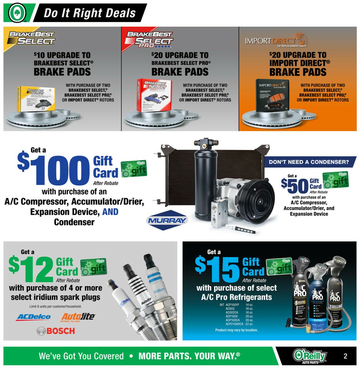 Catalogue O'Reilly Auto Parts from 07/30/2025