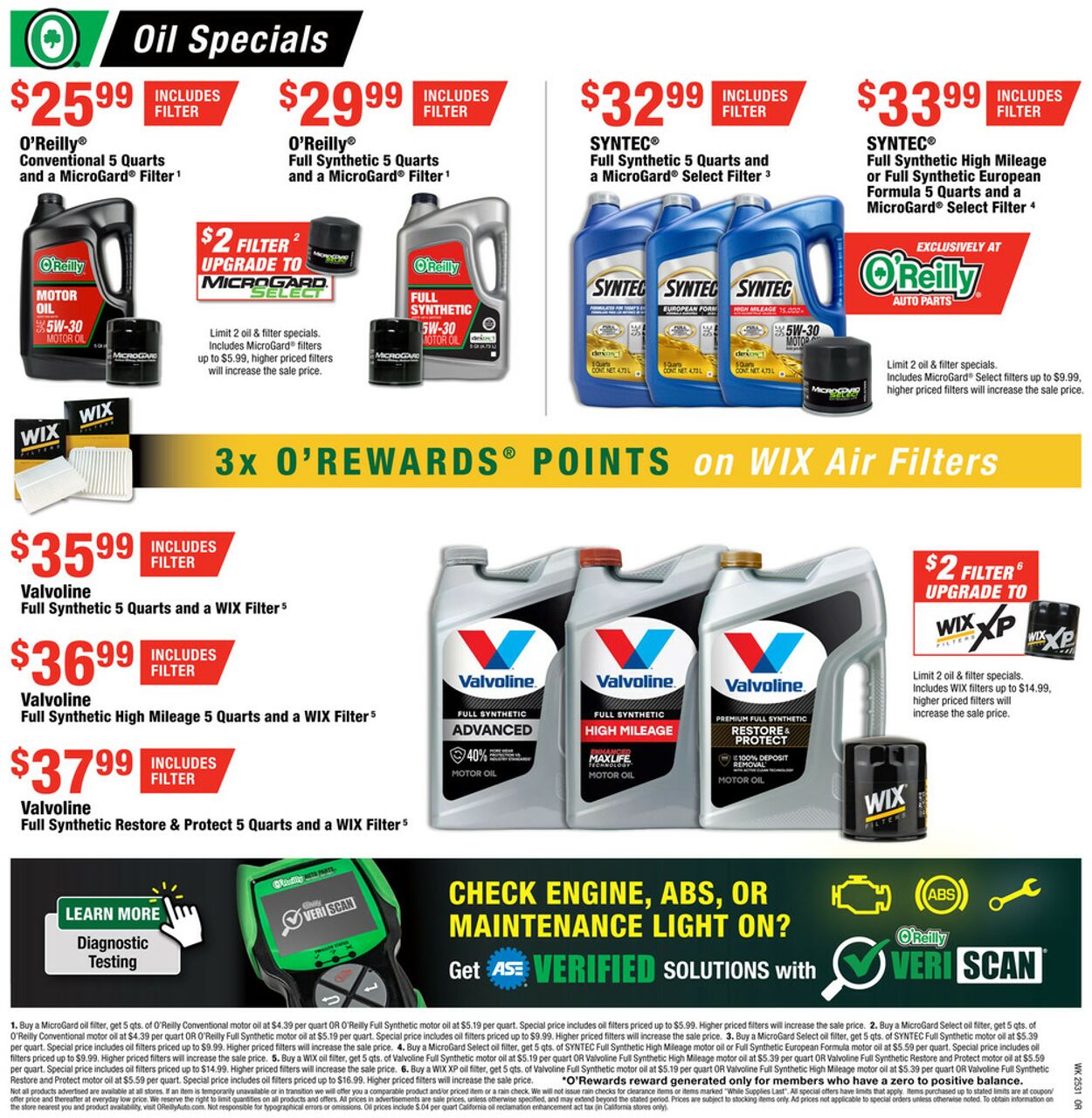 Catalogue O'Reilly Auto Parts from 07/30/2025