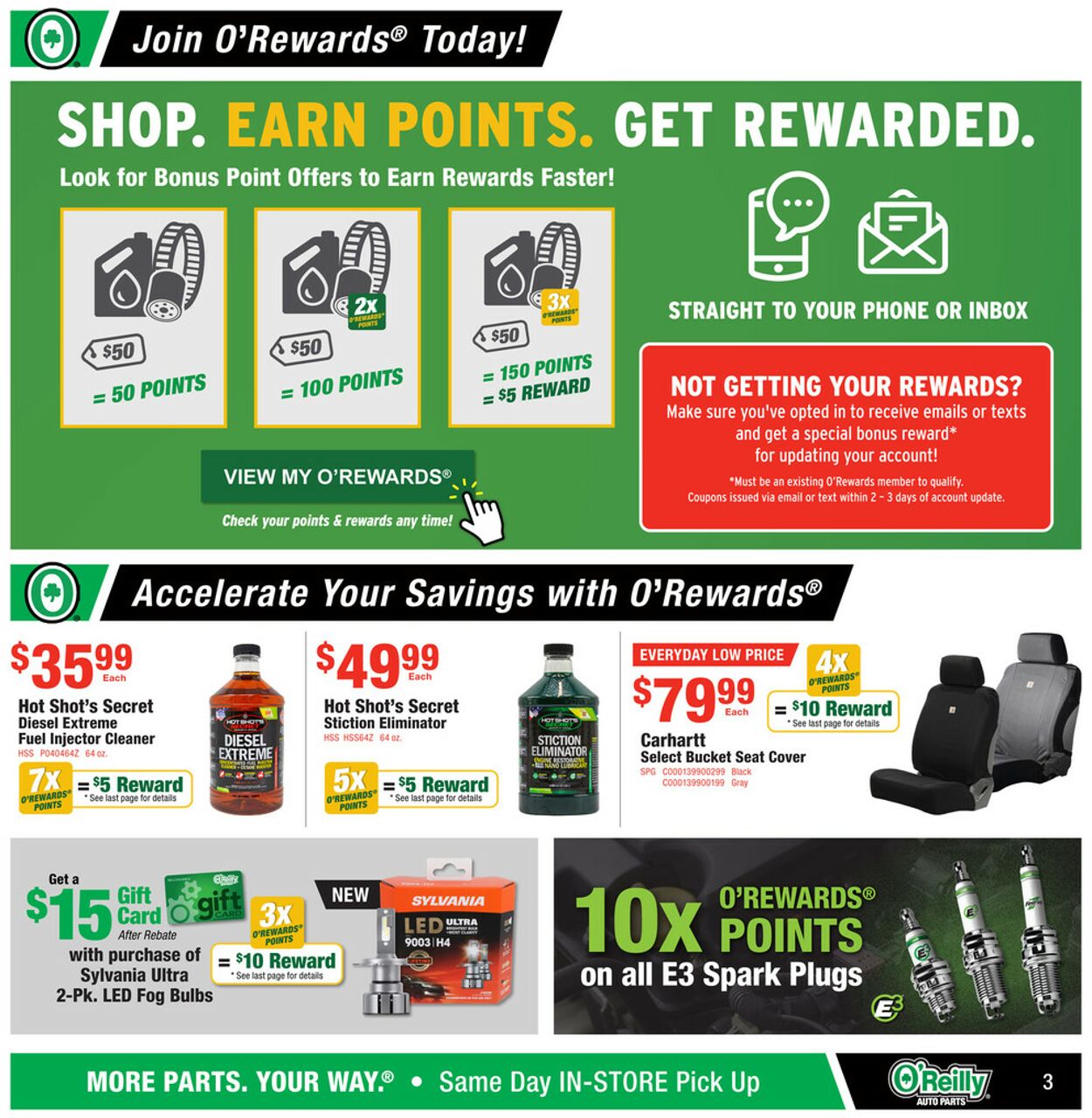 Catalogue O'Reilly Auto Parts from 08/27/2025