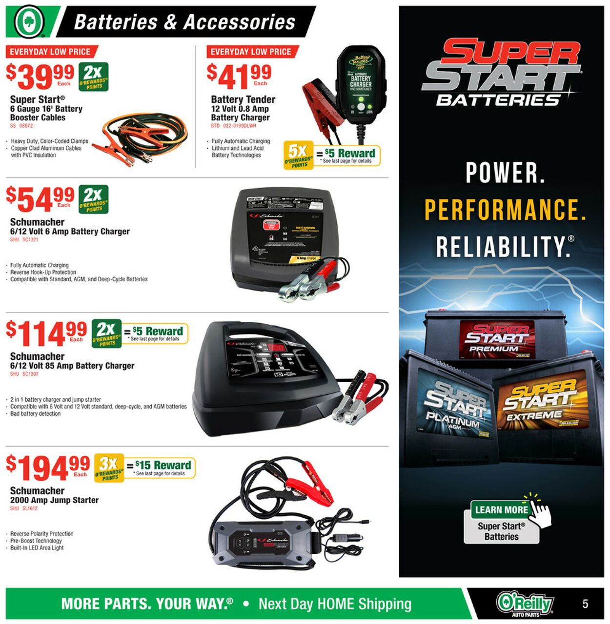 Catalogue O'Reilly Auto Parts from 08/27/2025