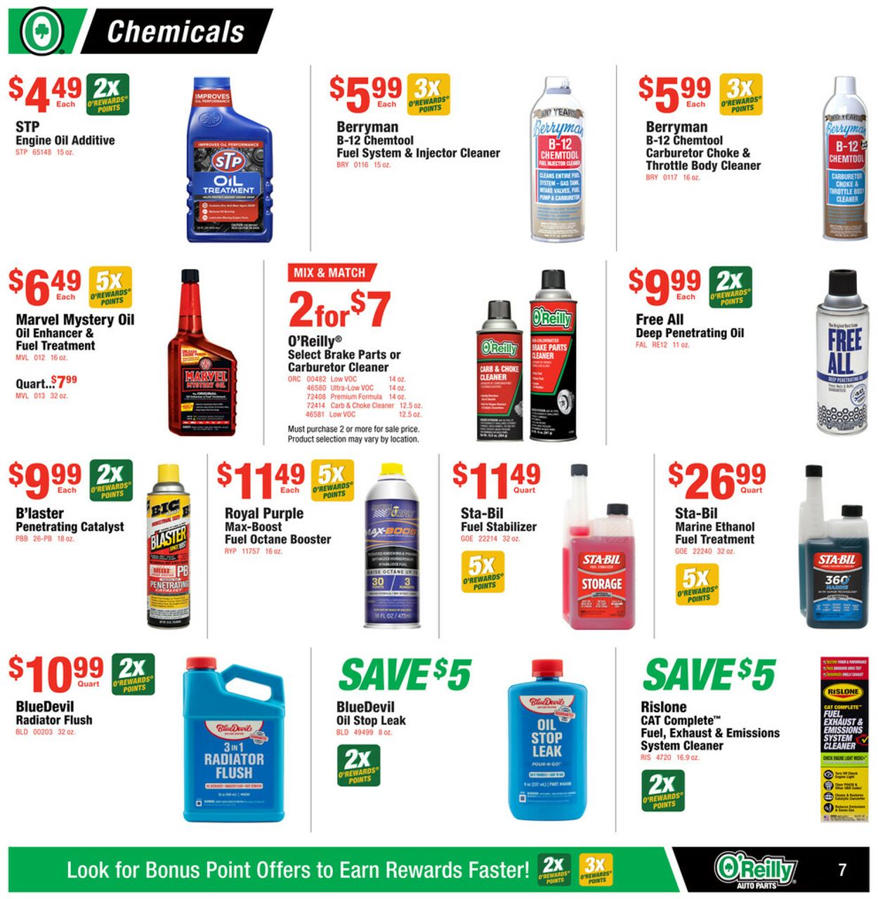 Catalogue O'Reilly Auto Parts from 08/27/2025