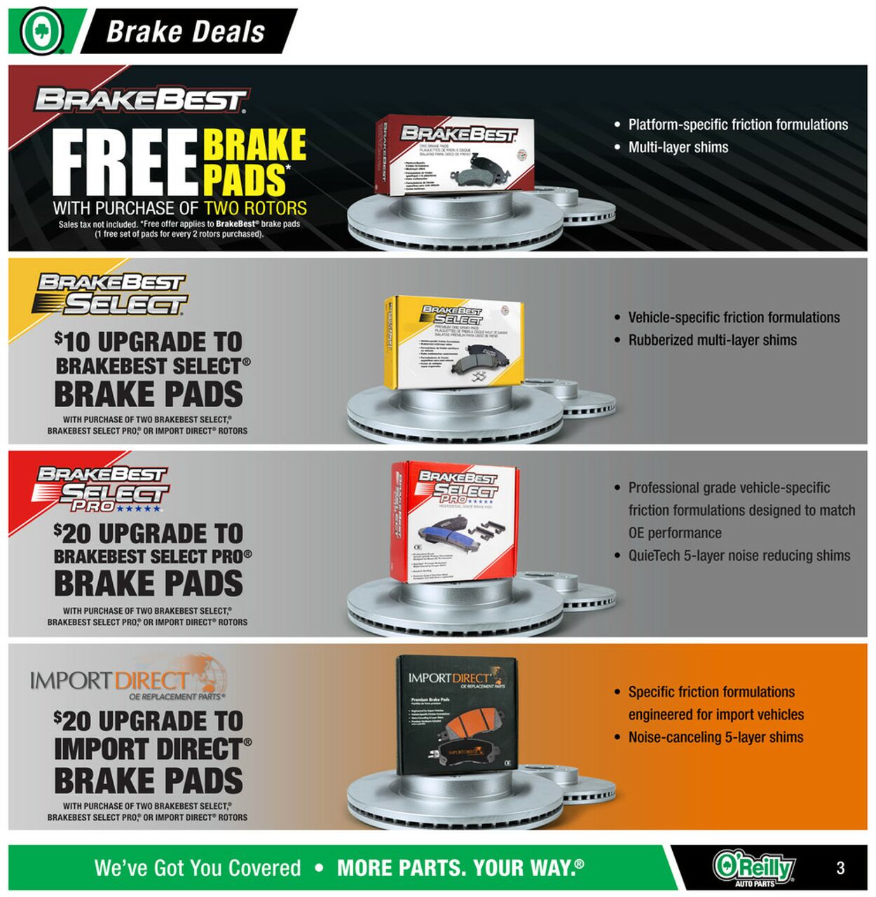 Catalogue O'Reilly Auto Parts from 09/24/2025