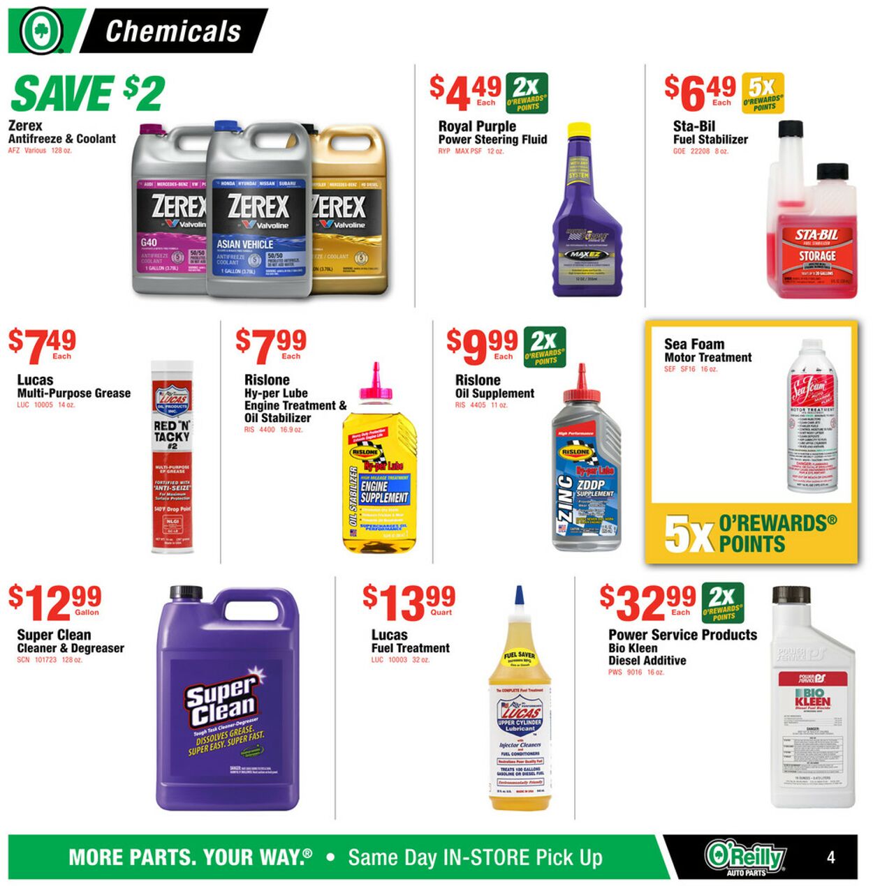 Catalogue O'Reilly Auto Parts from 09/24/2025