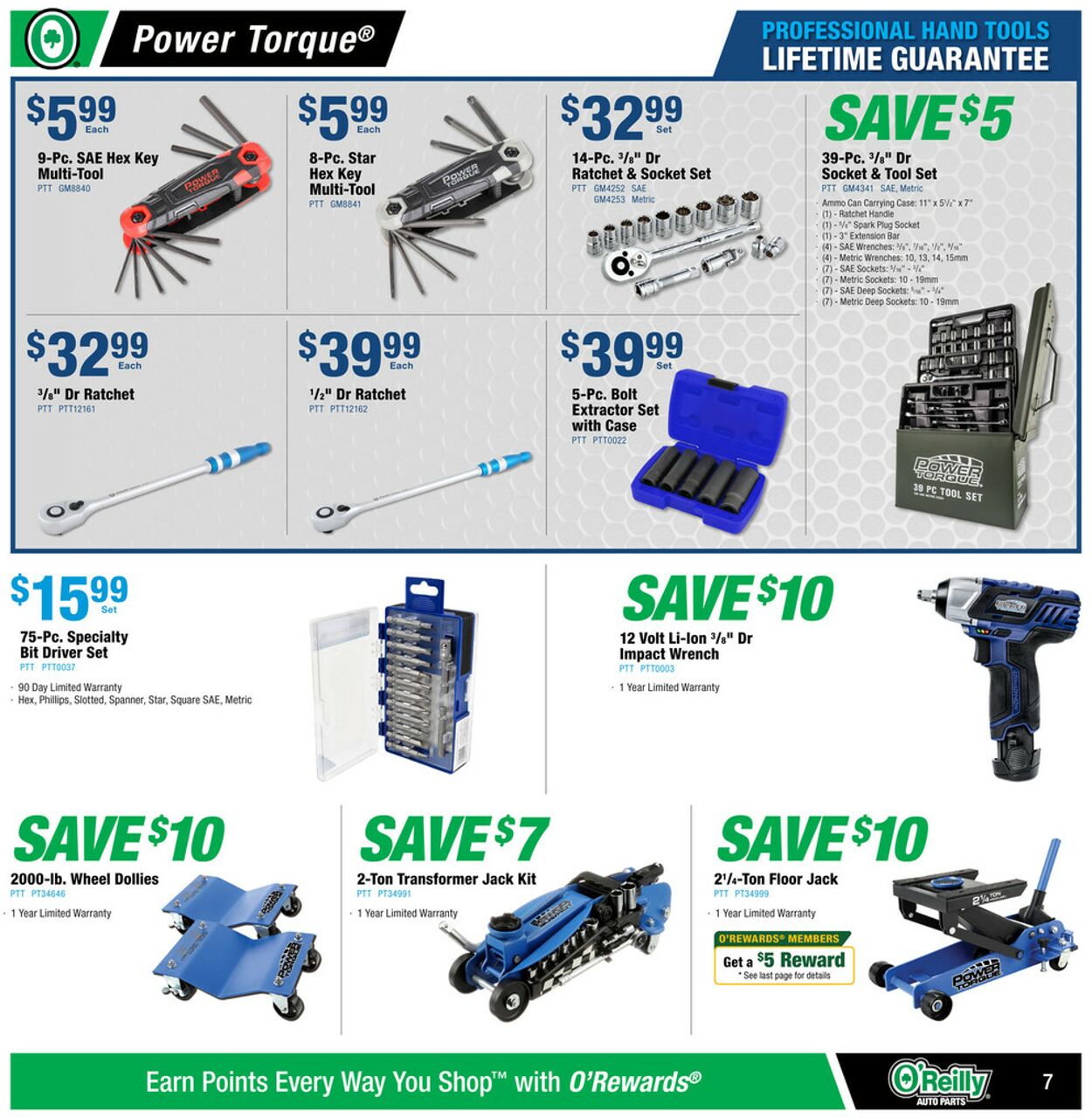 Catalogue O'Reilly Auto Parts from 09/24/2025