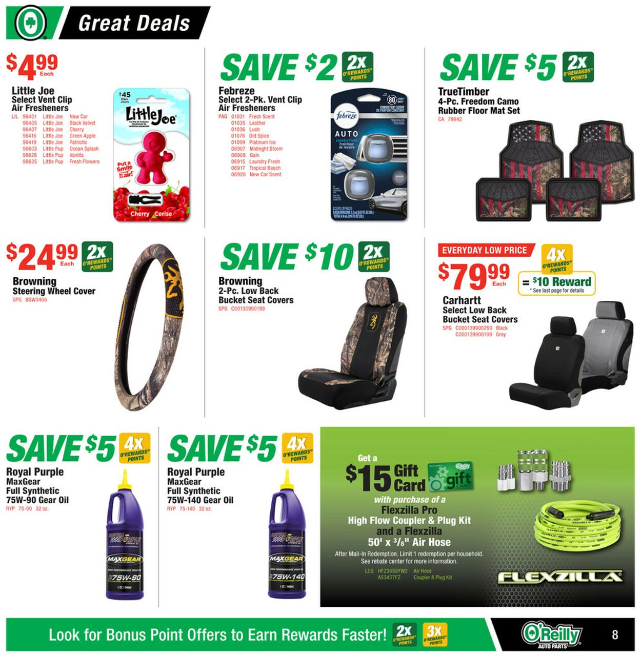 Catalogue O'Reilly Auto Parts from 09/24/2025