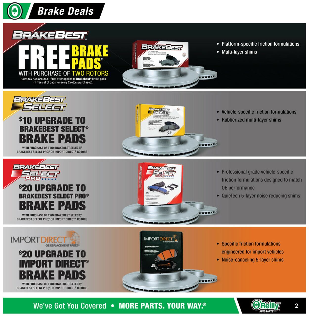 Catalogue O'Reilly Auto Parts from 10/29/2025