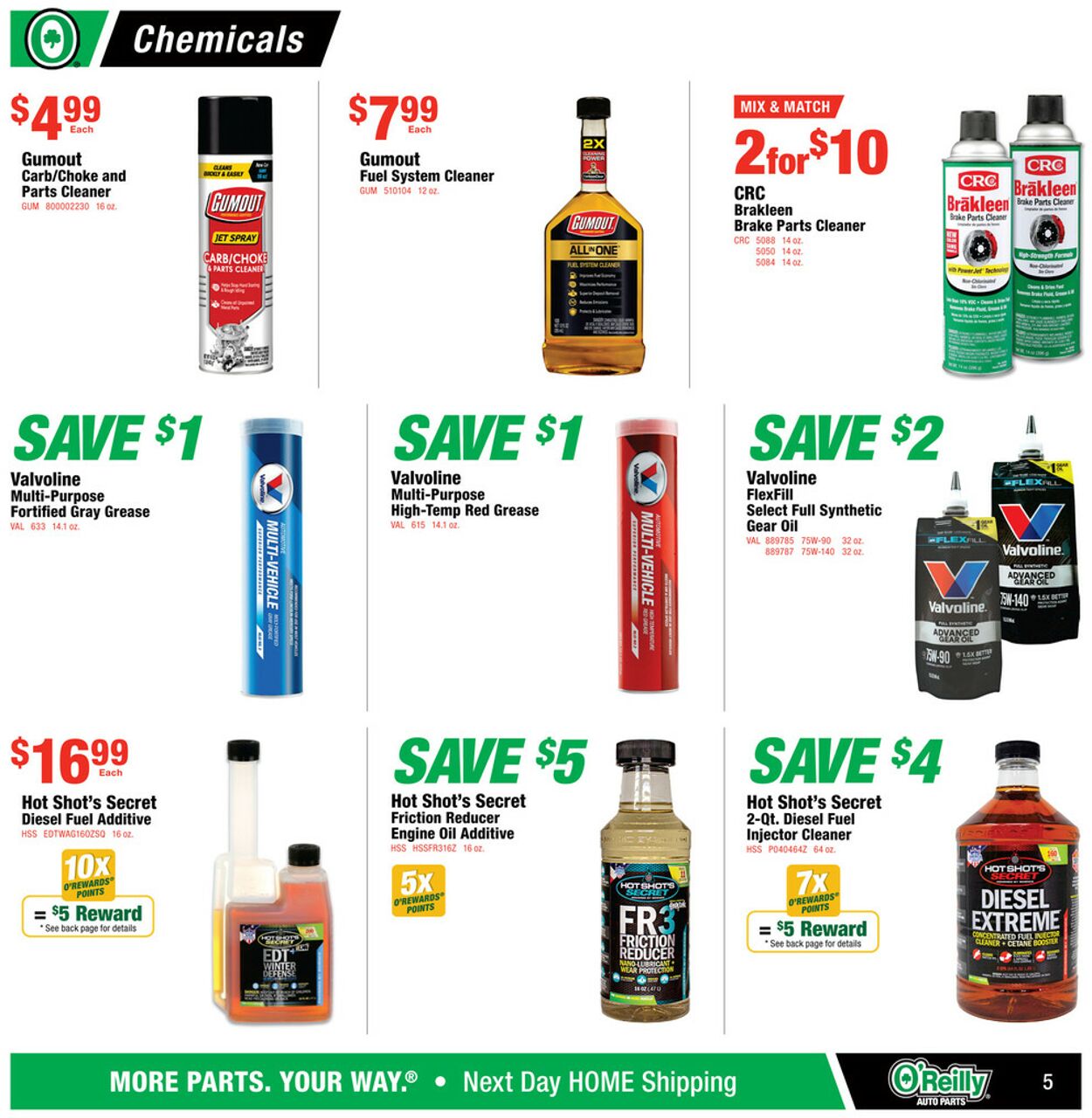 Catalogue O'Reilly Auto Parts from 10/29/2025